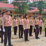 Semarak HUT RI ke-81, Murid MTsN 10 Tanah Datar Tampil Kompak di Lomba PBB Kecamatan Sungayang