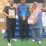 Duo Tangguh Kemenag Tanah Datar, H. Ikhwindri dan Sri Novita Dewi Sabet Juara 1 Tenis Meja